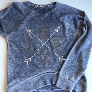 Stylish girls knit sweater